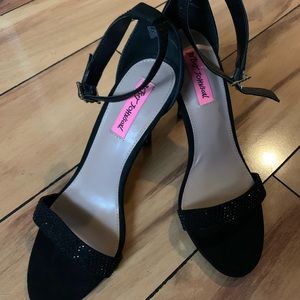 Betsey Johnson Brodway Rhinestone Heel